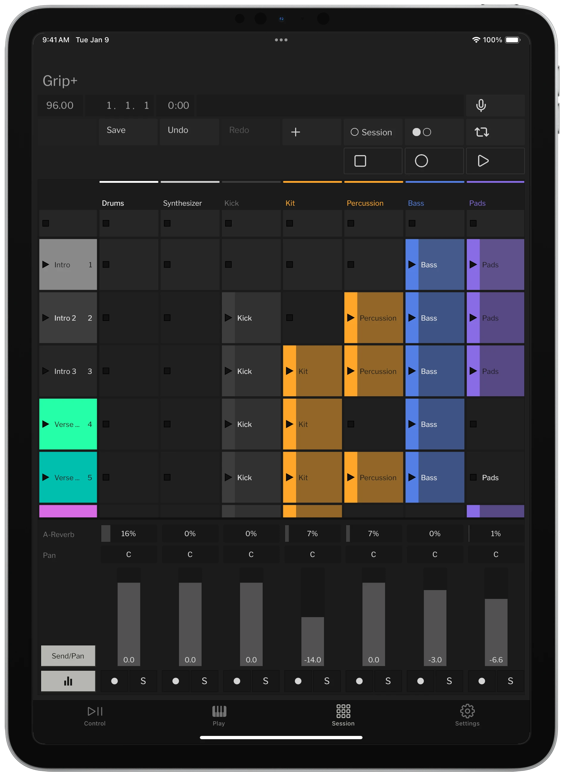 Grip on iPad